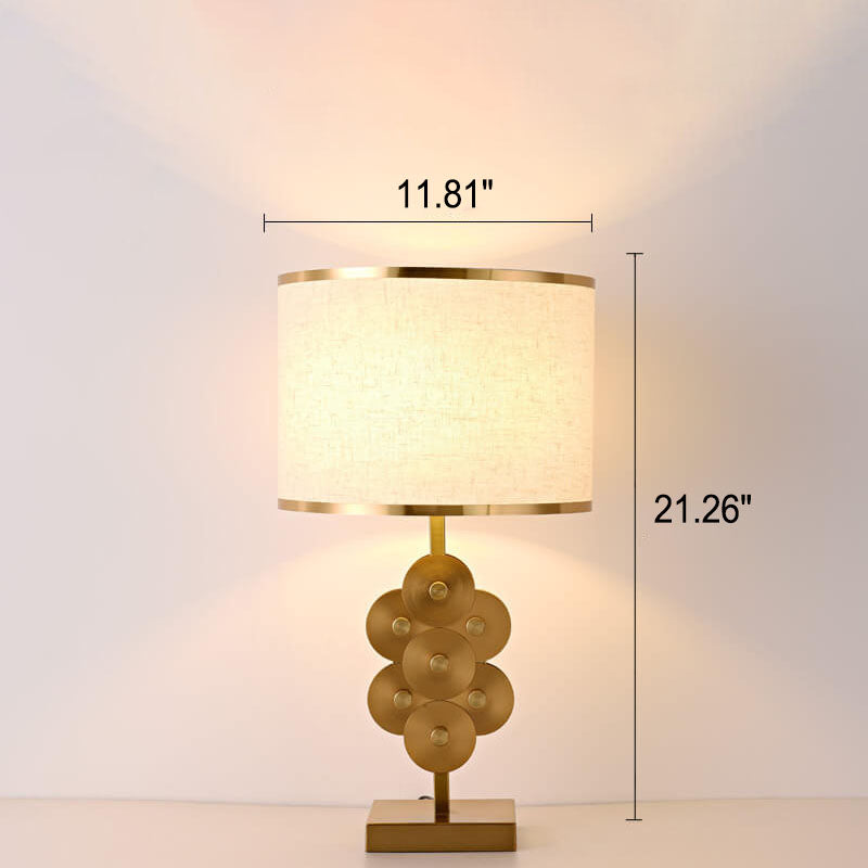 Imitation Copper Cloth Table Lamp