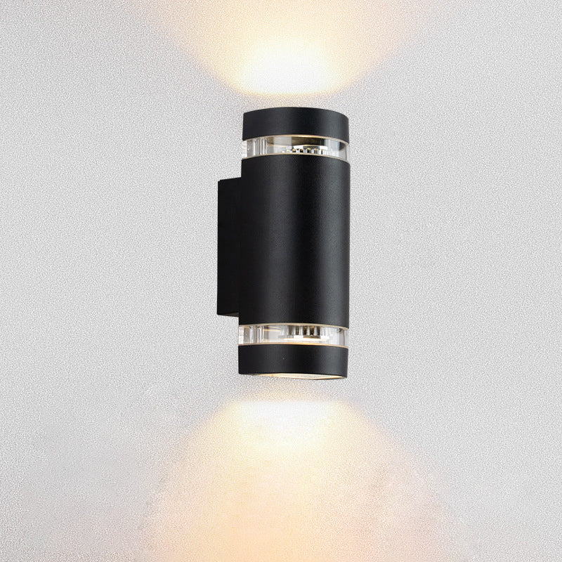 Aluminum Cylinder Up Down Outdoor Light
