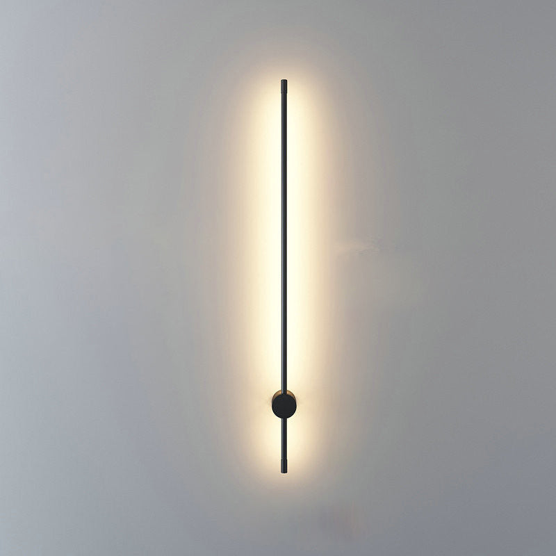 Aluminum Straigh Line Living Wall Lamp