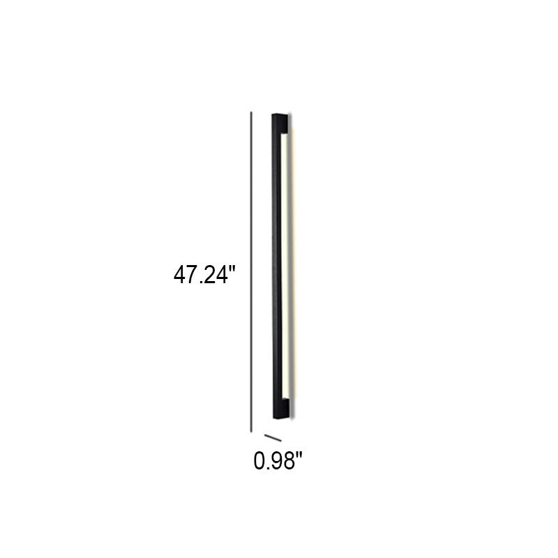 Long Strip Aluminum Silicone Wall Lamp