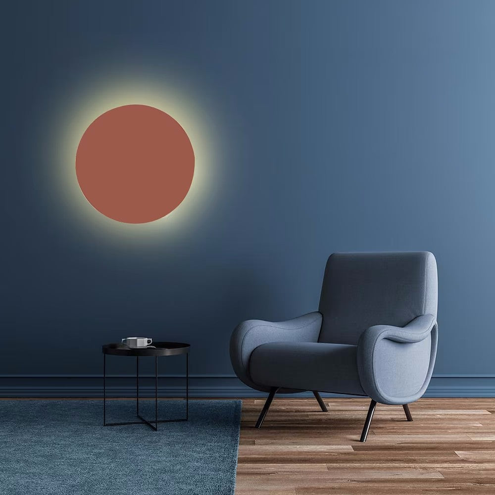 Colorful Round Iron Wall Lamp