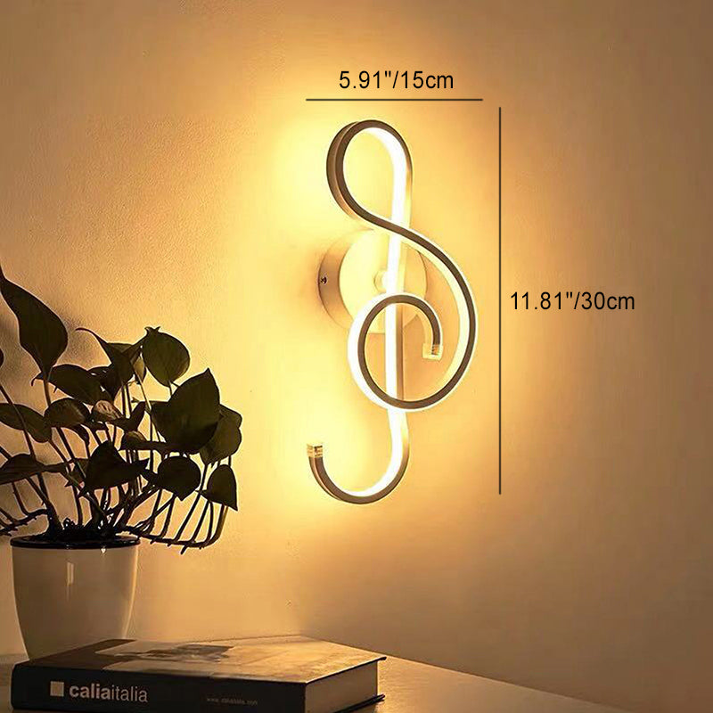 Bar Wave Aluminium Acrylic Wall Lamp