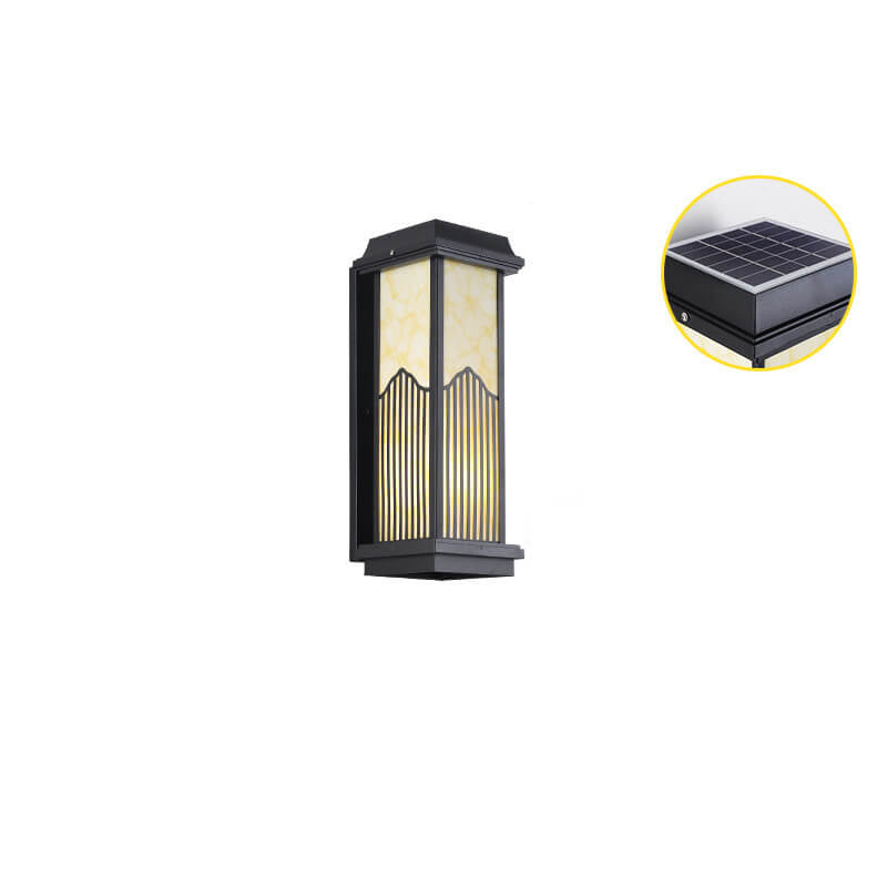 Aluminum Rectangular Column Outdoor Light