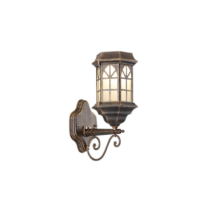 Aluminum Glass Cylinder House Outdoor Light