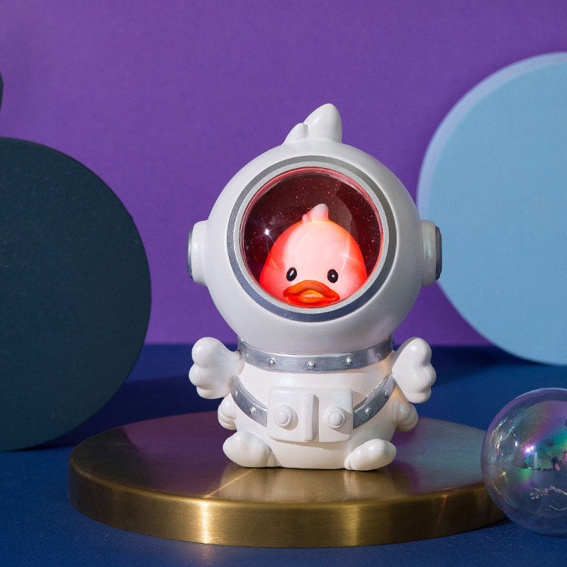 Astronaut Rabbit Duck Resin Table Lamp