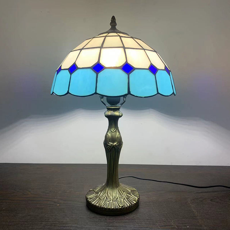 Stained Glass Dome Aolly Table Lamp