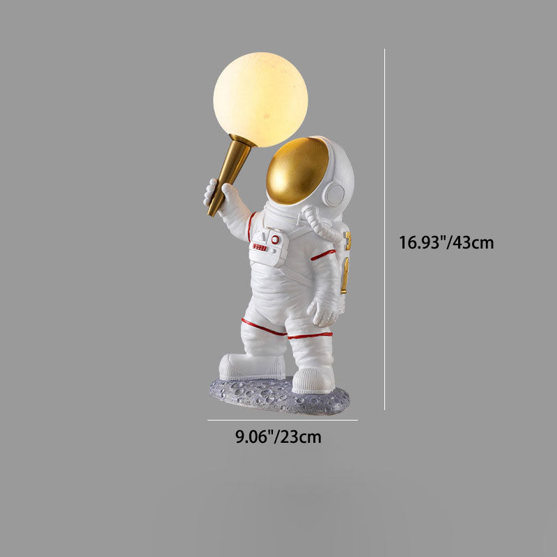 Cartoon Astronaut Resin ABS Wall Lamp