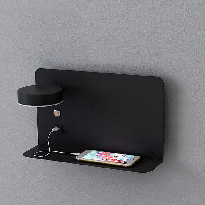 Iron Square Rechargeable Wall Lamp