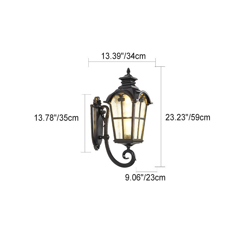 Quadrilateral Window Shape Aluminum Outdoor Light