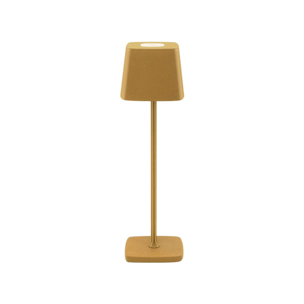 Square Solid Color Aluminum Table Lamp