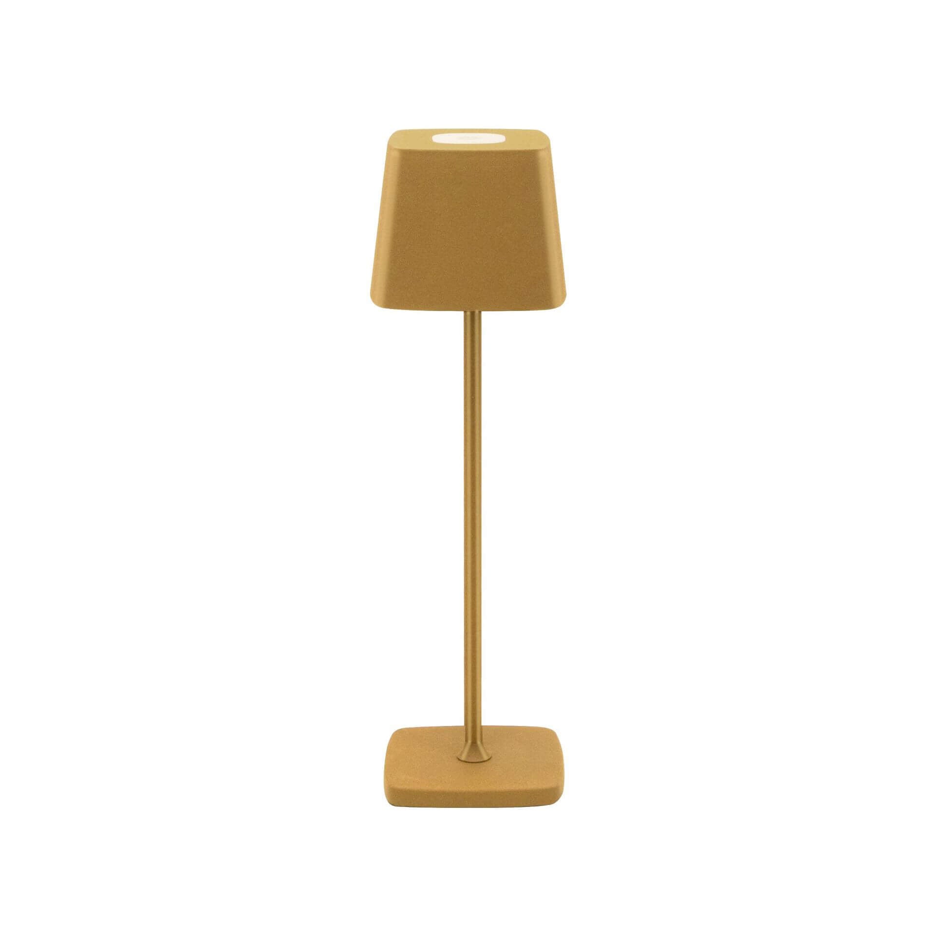 Square Solid Color Aluminum Table Lamp