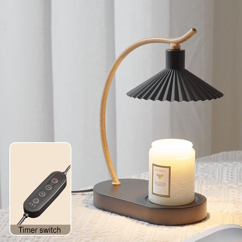 Iron Umbrella Shape Arc Table Lamp