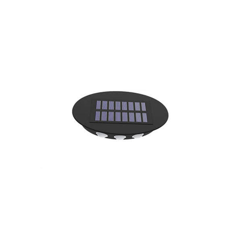 Round Tempered Glass Garden Outdoor Light