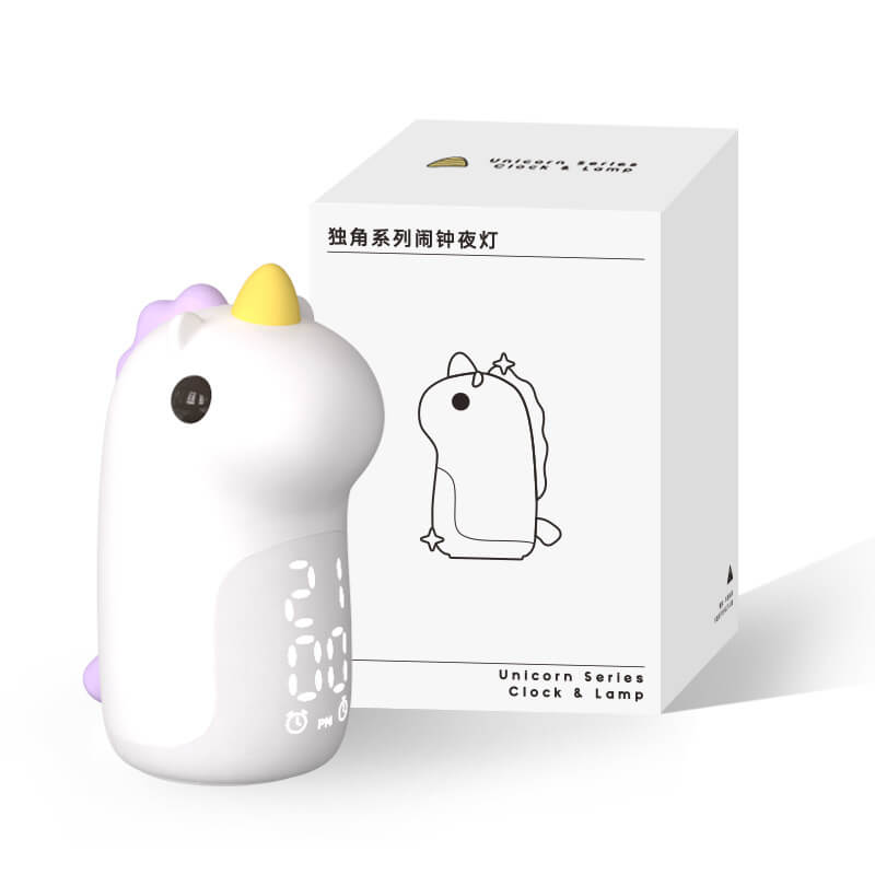 Cartoon Unicorn Timer Alarm Floor Lamp