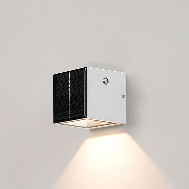 Black Rectangular Die-Cast Aluminum Outdoor Light