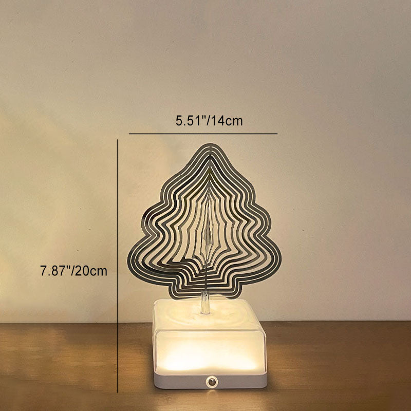 Stainless Steel ABS Cubic Table Lamp