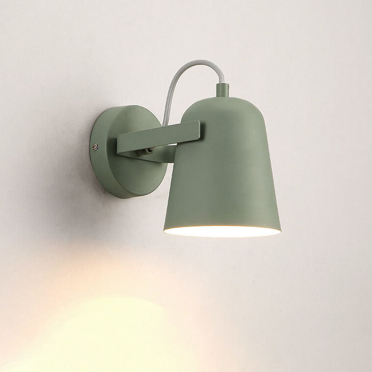 Macaron Iron Cylinder Dome Wall Lamp