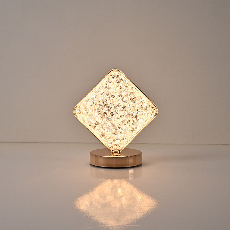 Acrylic Moon Star Geometry Table Lamp