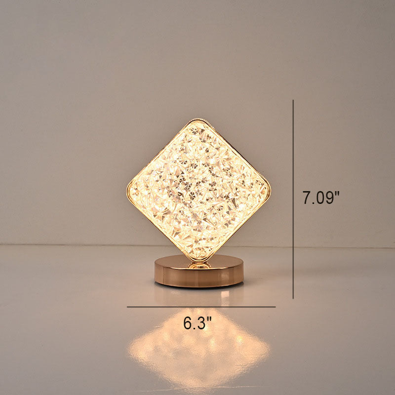 Acrylic Moon Star Geometry Table Lamp