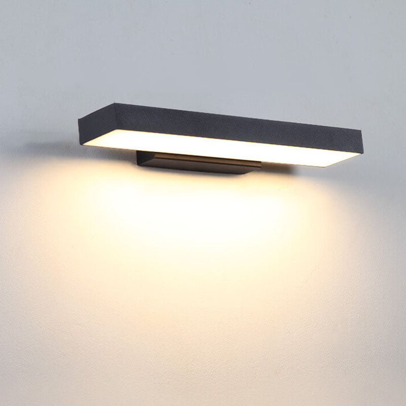 Rectangular Flat Sensor Outdoor Light