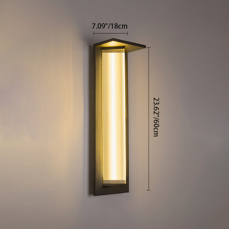 Stainless Steel Acrylic Patio Outdoor Light