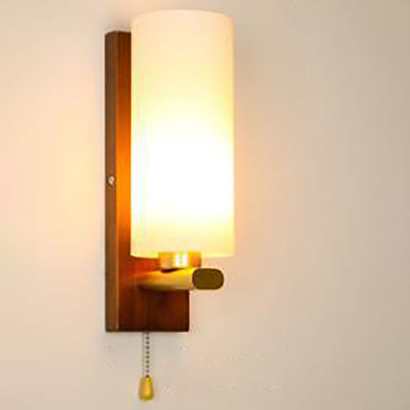 Antler Square Cylinder Wood Wall Lamp