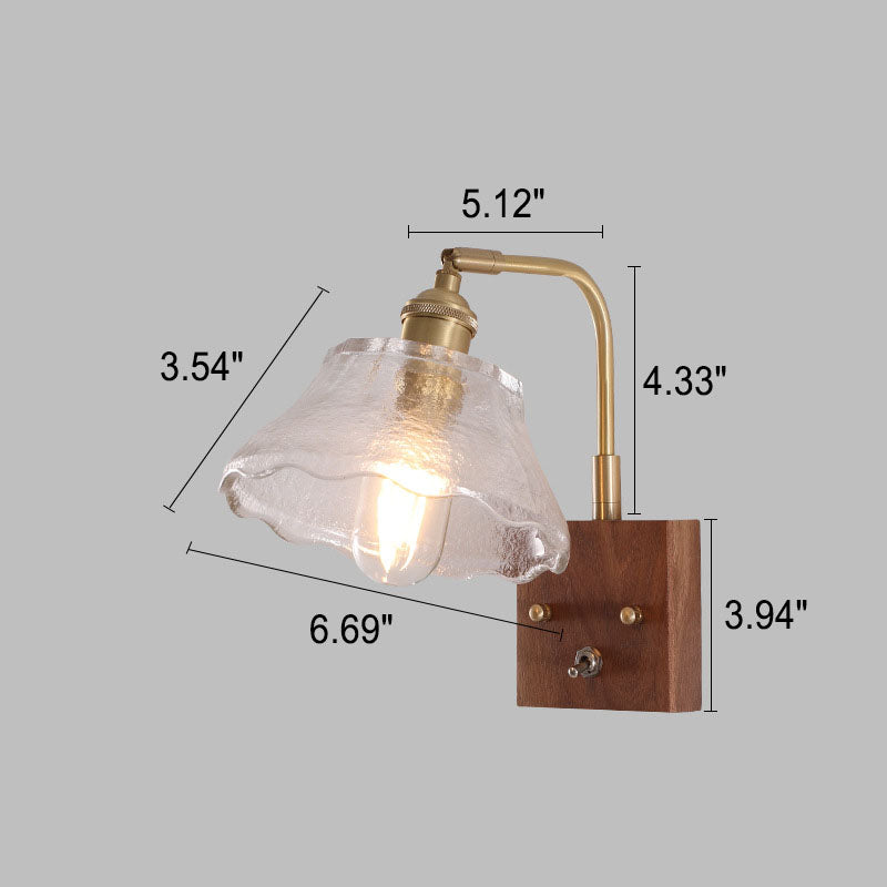 Black Walnut Wall Lamp