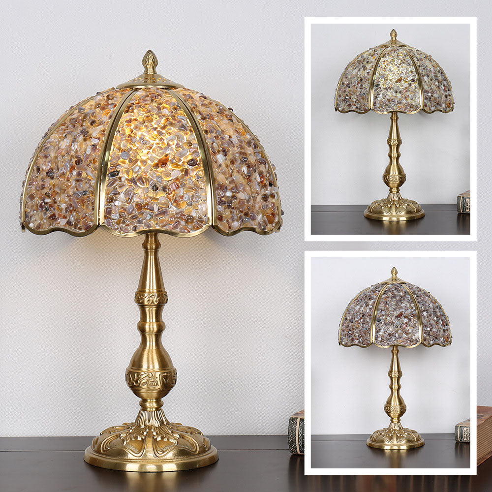 Umbrella Half Circle Full Table Lamp