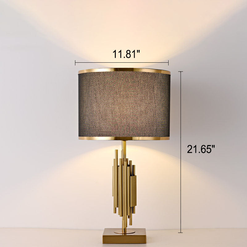 Imitation Copper Cloth Table Lamp