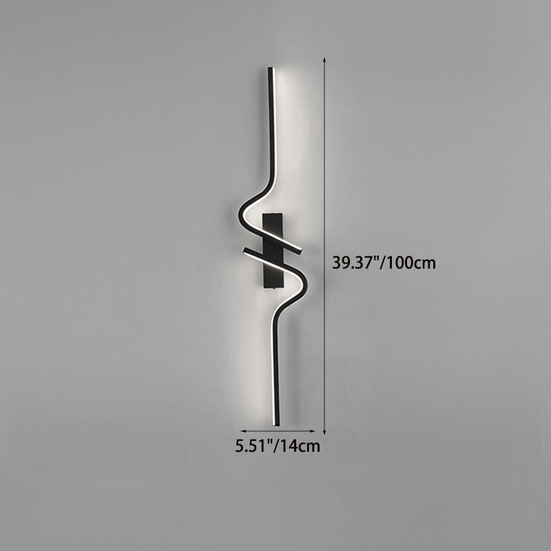 Strip Aluminum Silicon Gel Wall Lamp