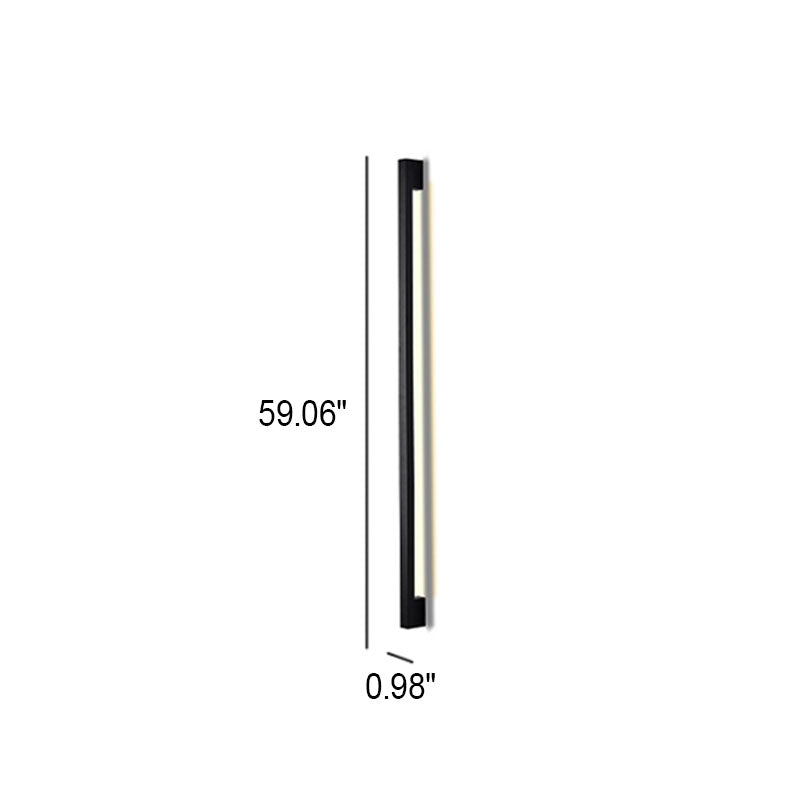 Long Strip Aluminum Silicone Wall Lamp