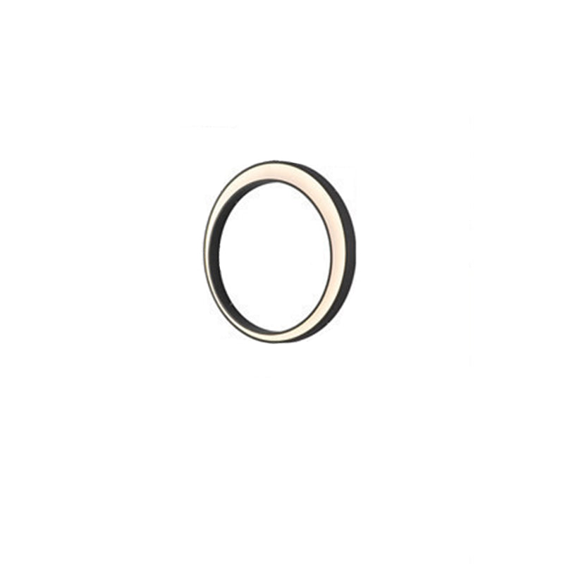 Crescent Circle Stainless Steel Outdoor Light