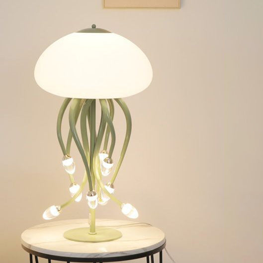 Iron Acrylic Jellyfish Bedroom Table Lamp