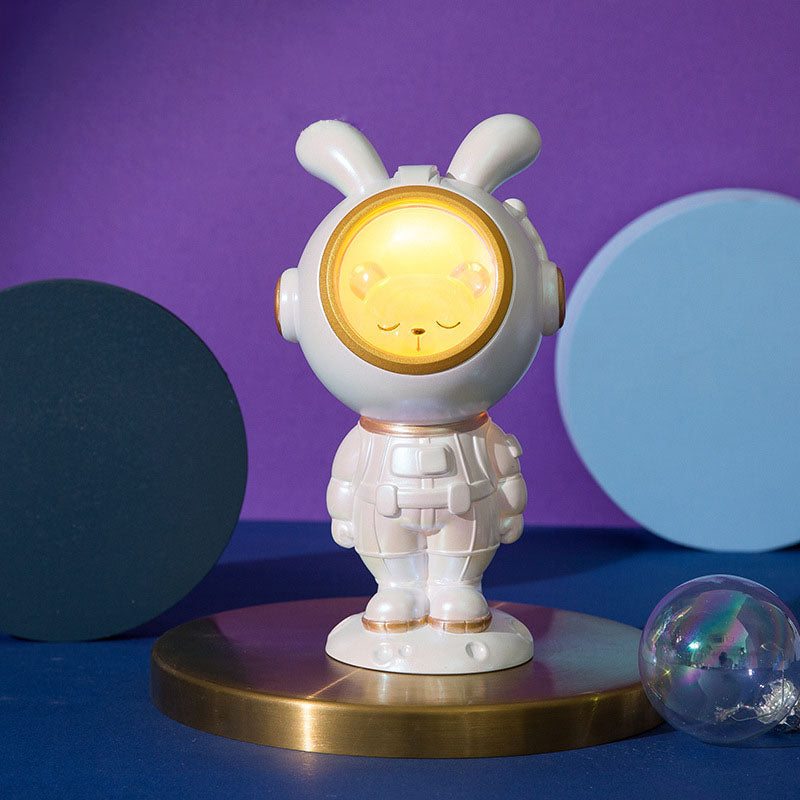 Astronaut Rabbit Duck Resin Table Lamp