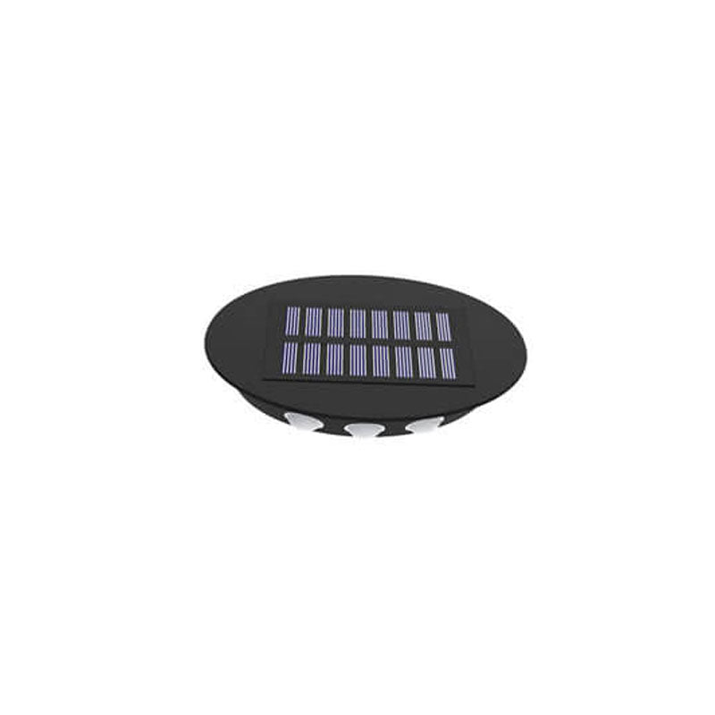 Round Tempered Glass Garden Outdoor Light