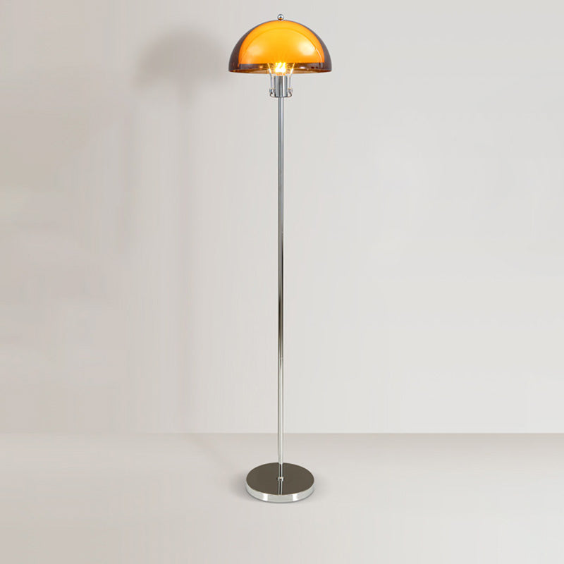 Half Round Long Acrylic Floor Lamp