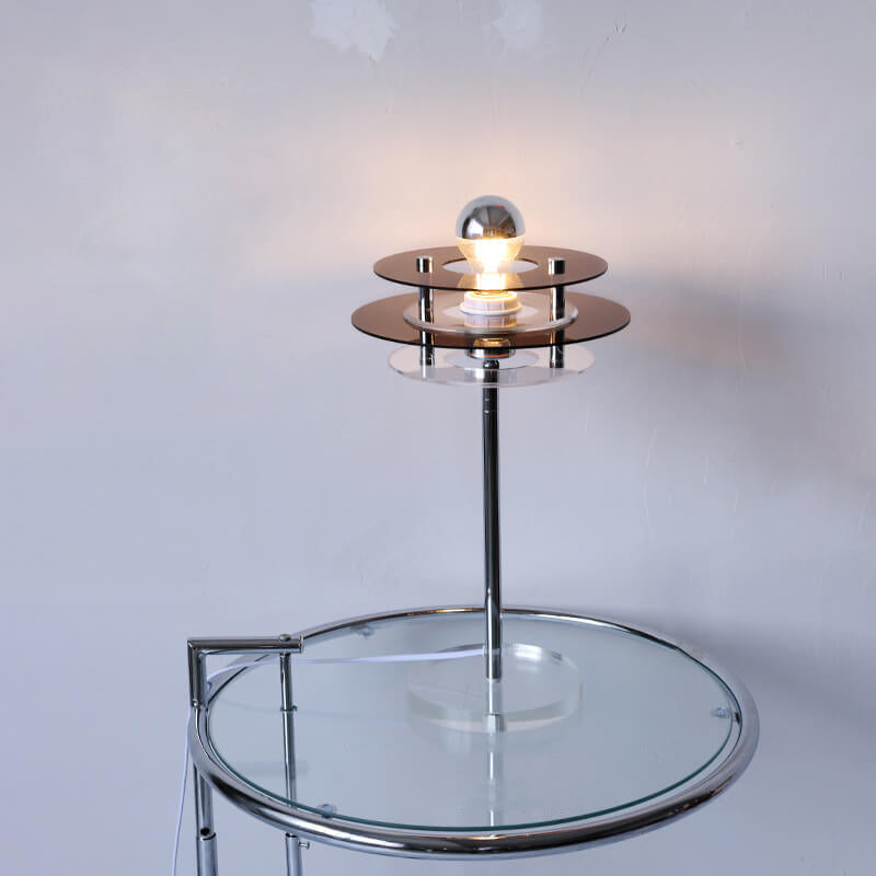 Acrylic Space Saucer Design Table Lamp