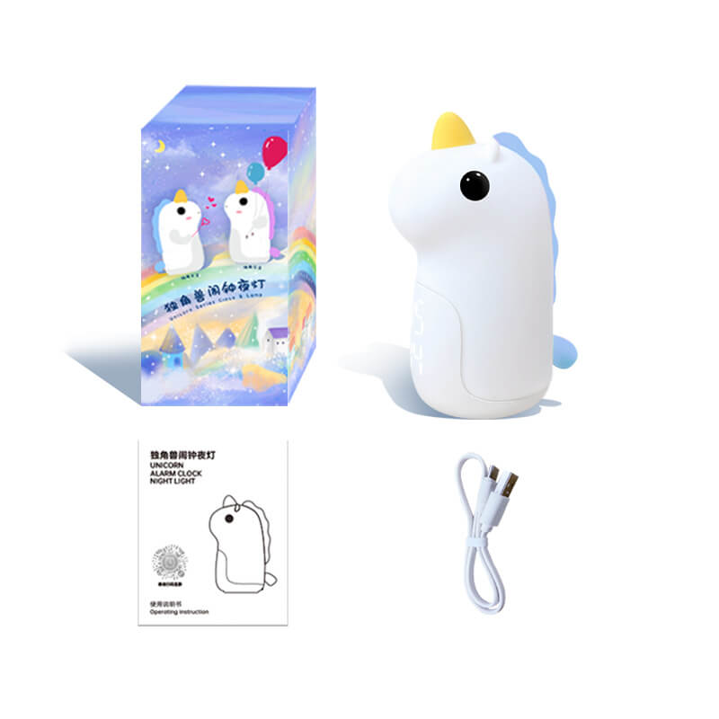 Cartoon Unicorn Timer Alarm Floor Lamp