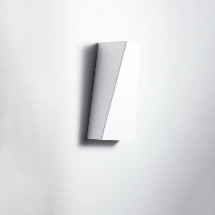Brushed Aluminum Geometric Square Wall Lamp