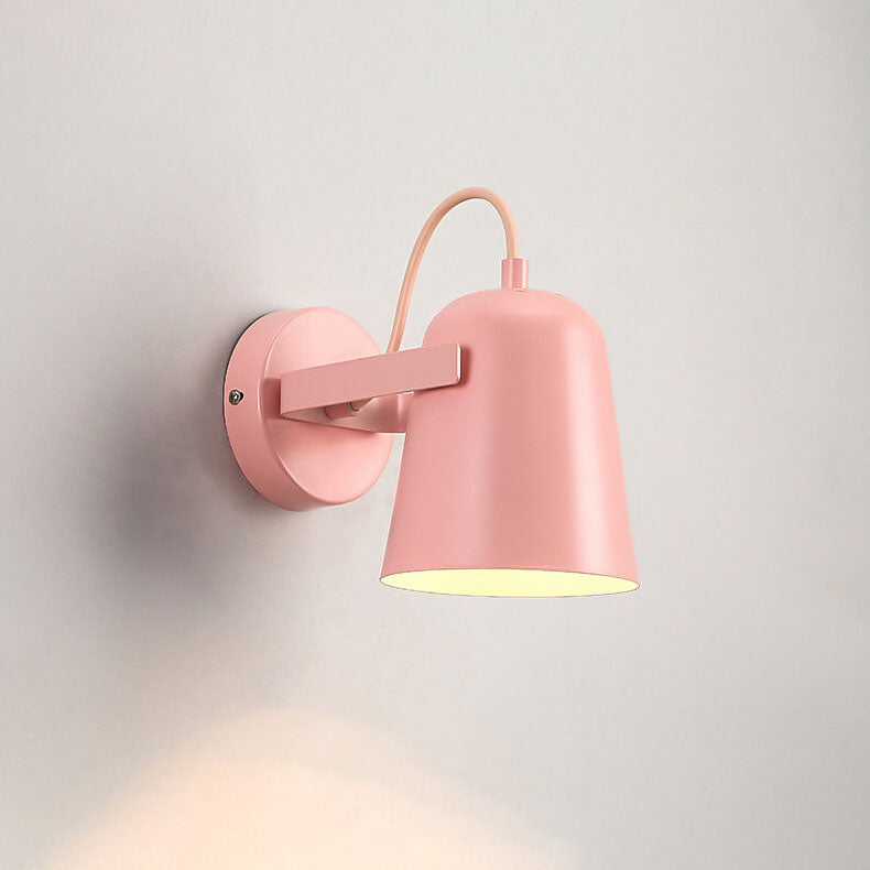 Macaron Iron Cylinder Dome Wall Lamp
