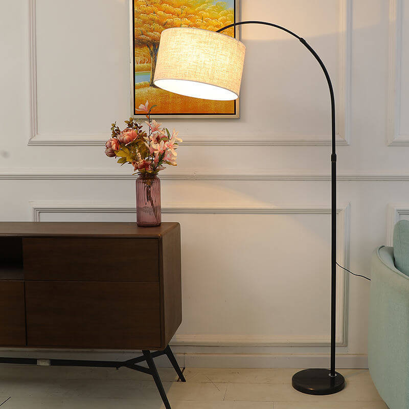 Nordic Creative Fabric Column Floor Lamp