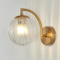 Round Ball Iron Glass Wall Lamp