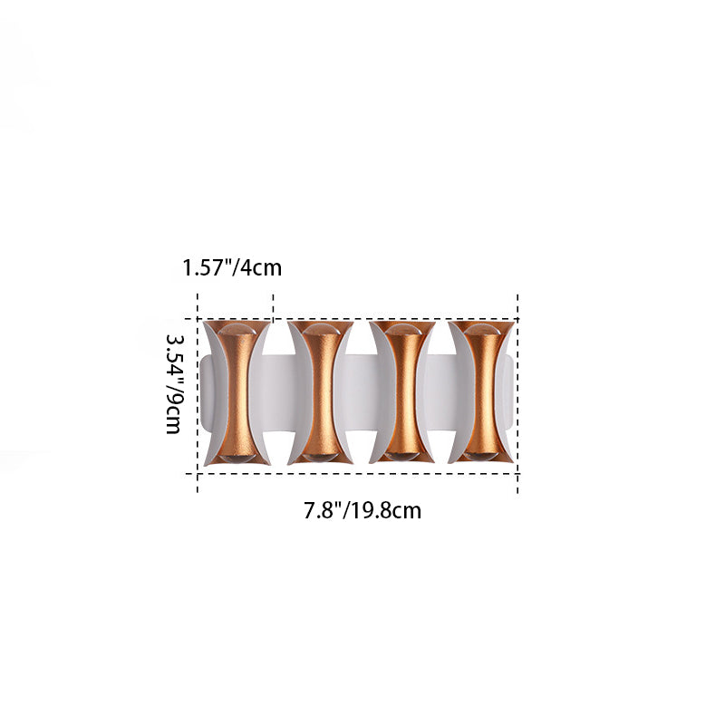 Rectangle Aluminum Glass Patio Outdoor Light