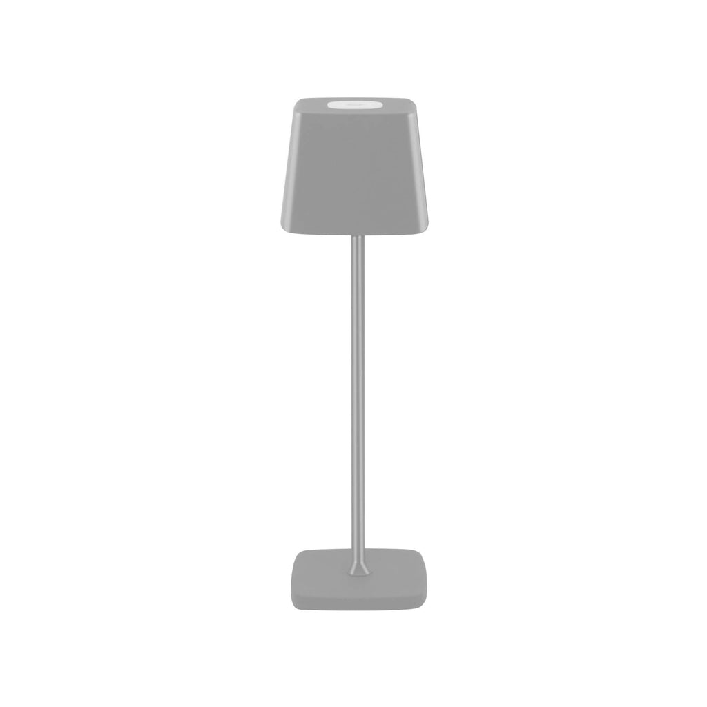 Square Solid Color Aluminum Table Lamp
