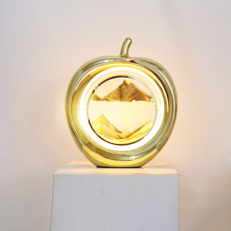 Apple Quicksand Painting Decorative Table Lamp