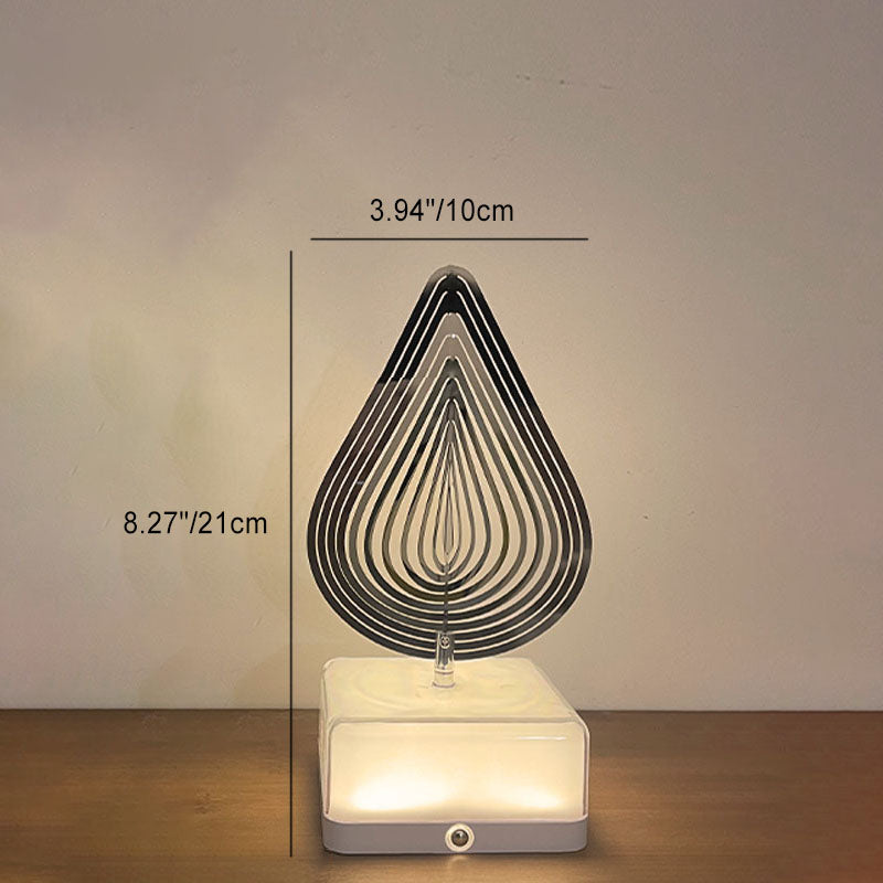 Stainless Steel ABS Cubic Table Lamp
