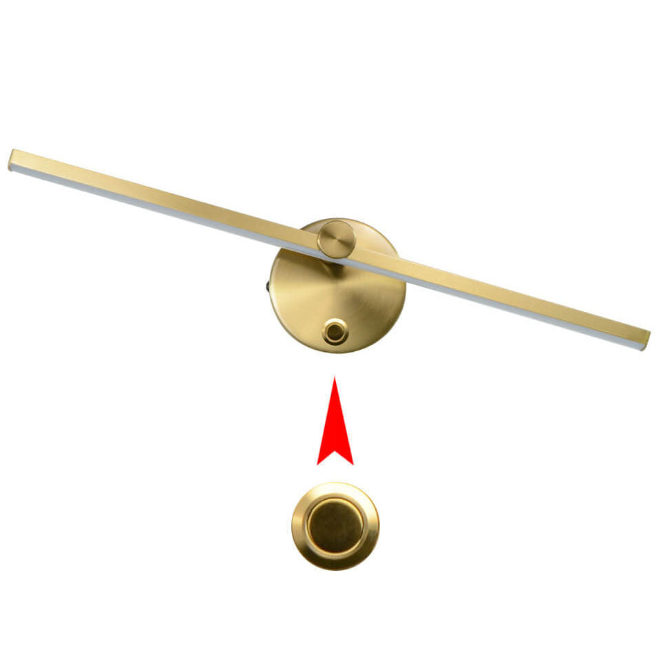 Aluminum Long Bar Switch Wall Lamp