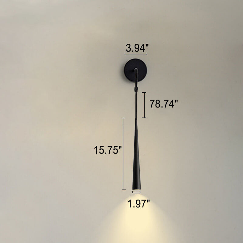 Long Cylindrical Wall Lamp