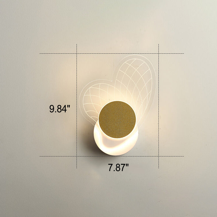 Gold Geometric Acrylic Wall Lamp