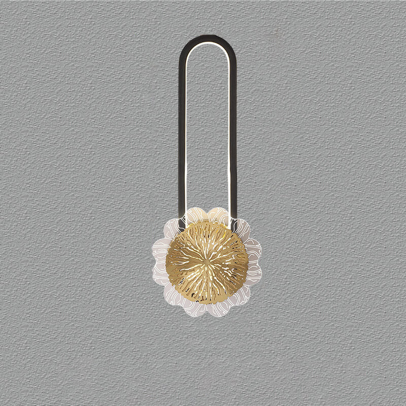 Full Copper Ring Design Wall Lamp
